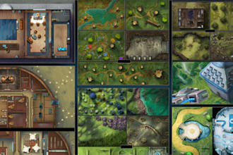 create fantasy map illustration world map city map dnd rpg map vector map design