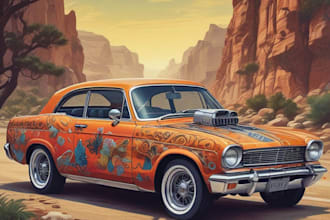 attractive car wrap design and vehicle wrap design