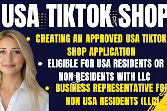 create usa tiktok shop tiktok account setup approval llc tiktok shop tiktok shop
