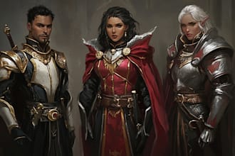 do character art, dnd, and game art