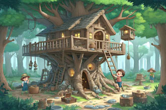 draw children book illustrations and kids cover illustration