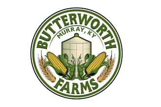 make a modern agriculture, landscape and lawn care logo