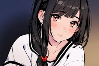 draw your anime character, fanart, and oc art