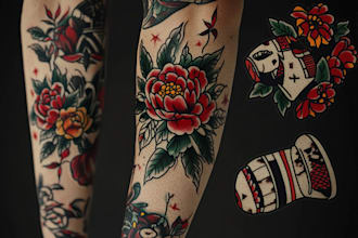 do neo traditional and oldschool tattoo designs