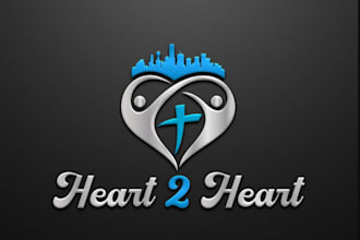 design love heart shape typography for logo or shirt