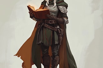 create original characters, fanart, and fantasy portraiture