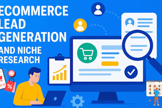 do ecommerce lead generation and niche research