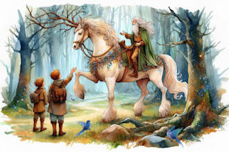 illustrate children story book illustration and book cover