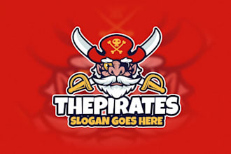 create mascot pirate logo
