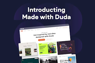 design business website on duda,duda,duda template, duda landing page, hostinger