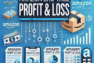 expertly do amazon, ecommerce accounting, bookkeeping, profit and loss, pnl etc