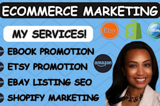 promote etsy ebay ebook and shopify to bosst sales