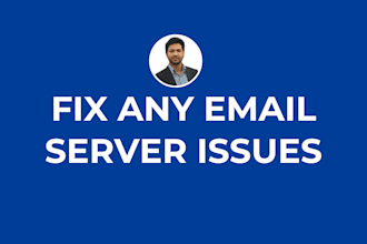 fix email, SMTP, dns, mx, whm cpanel, plesk, cyber panel,  mysql, server issues