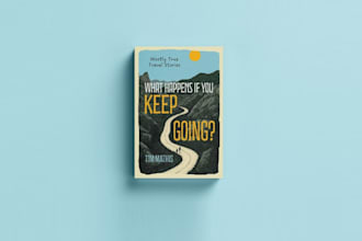 design creative book cover with source file