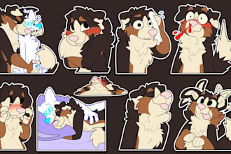 draw furry telegram stickers nsfw furry stickers discord animated stickers GIF