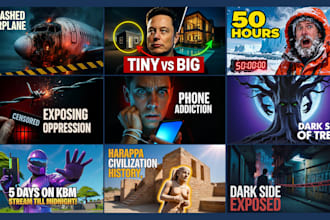 design a premium youtube thumbnail design