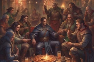 draw your dnd character, party