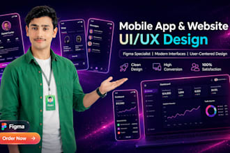 do UI UX design, website or mobile app ui ux design