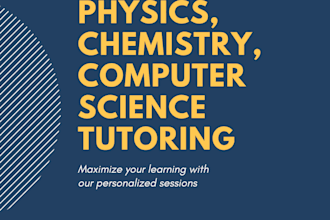 teach math, physics, chemistry, and computer science