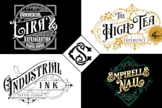 design a outstanding unique vintage logo