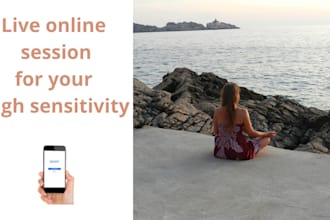 offer live online sessions for dealing with high sensitivity
