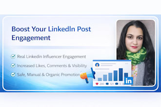 promote linkedin post to increase engagement with influencer marketing, shoutout