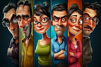 draw nice cartoons and caricatures