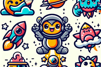 design a fun and playful cartoon logo