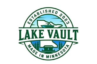 design surprising superior lake vault logo