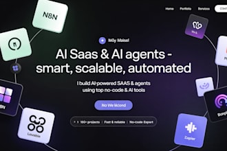 build ai saas and ai agents using n8n, make, zapier, lovable, v0, bubble, cursor