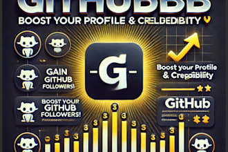 gain real and engaged github followers for your profile