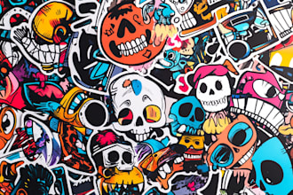draw cartoon and sticker designs for you