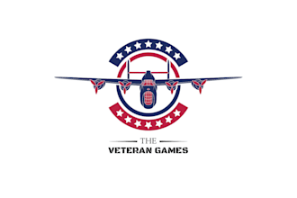design veteran games serving logo