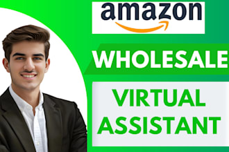 be your amazon fba wholesale virtual assistant full account management