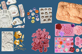 mold design, injection mold, silicone mold, plastic design, soap, cake, resin