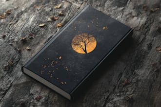 design minimalist book cover design, ebook cover design