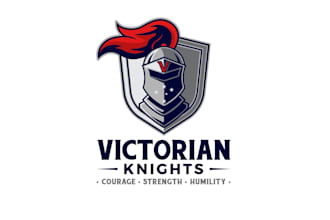 design stunning victorian knights logo