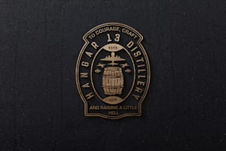 design a vintage custom logo for your beer brewery company