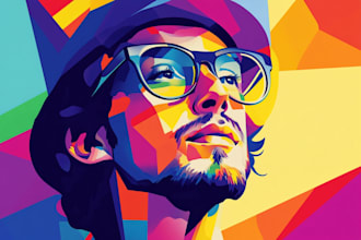 make a beautiful wpap pop art portrait