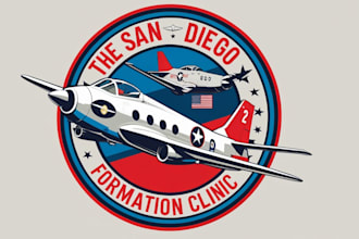 design a original aviation logo for you in just 1 day