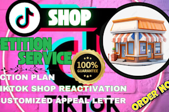write effective appeals for tiktok shop deactivation, suspension, and violation
