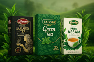 do pouch design, mylar bags, tea products, food packaging design