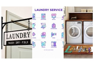 design responsive laundry, dry cleaning service website
