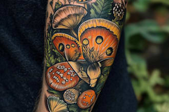 draw a unique and custom tattoo design