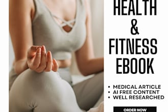 design health and fitness ebook, pdf lead magnet, gym book, workout plan, recipe