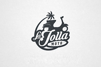 design motorcycle rentals apparel and tours logo