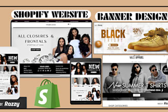 do shopify banner design hero image web shopify banner ads homepage design