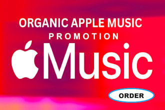 do organic apple music promotion to 200k targeted audience
