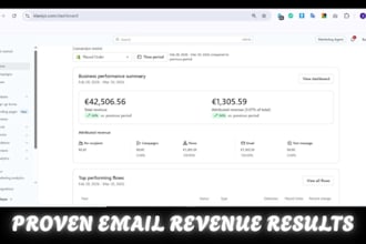 setup klaviyo email marketing flows shopify klaviyo email flow integration