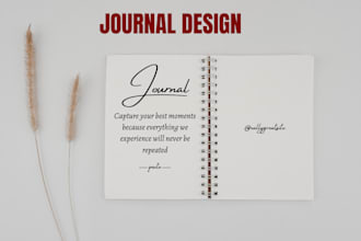 write and design beautiful workbook planner journal for you